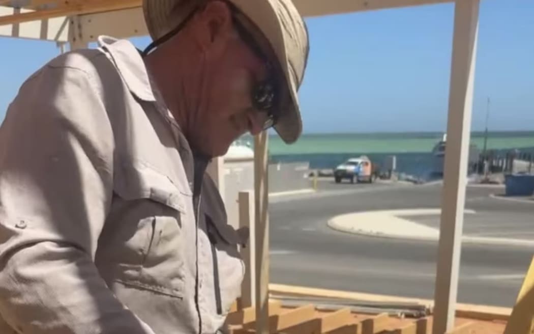 Builder Brad gets to work on opening the safe in Denham to discover what is inside.