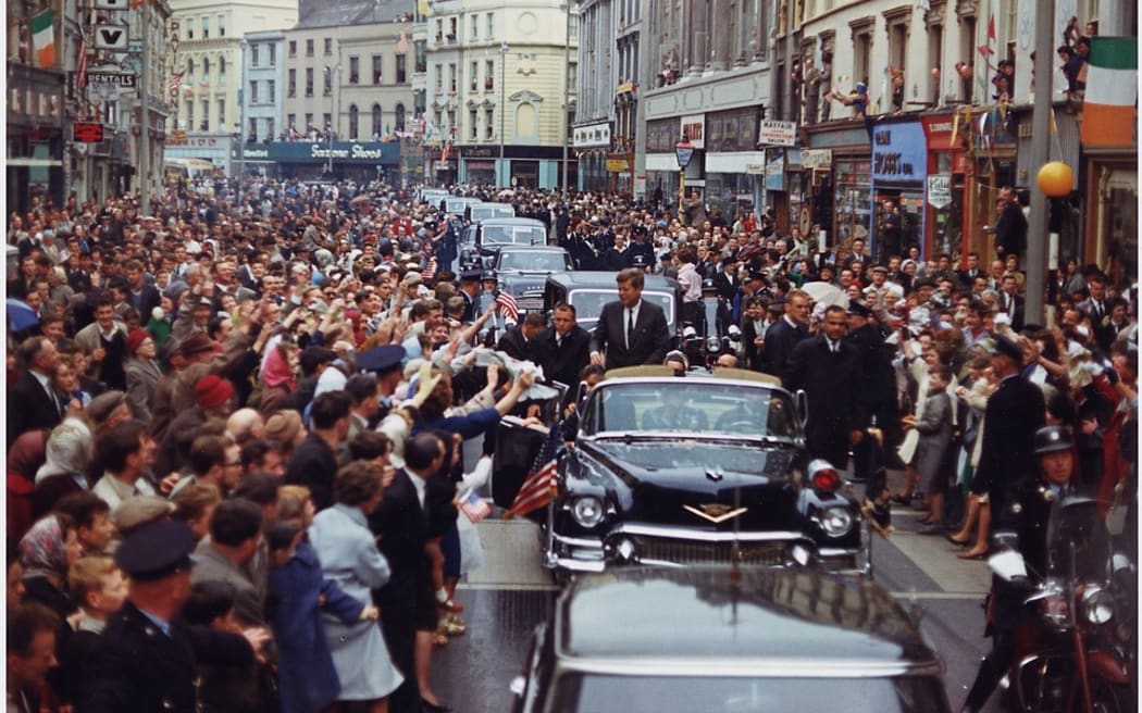 John F. Kennedy was killed on November 22, 1963 in Dallas while riding in a motorcade.