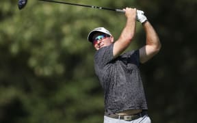 Ryan Fox hits his tee shot at the seventh hole in the first round of the St Jude Championship 2025 at TPC Southwind, Memphis, 8 August 2025.  on August 07, 2025 in Memphis, Tennessee.  (Photo by ANDY LYONS / GETTY IMAGES NORTH AMERICA / Getty Images via AFP)