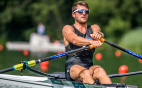Men's lightweight single sculler Matt Dunham.