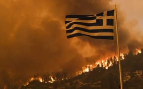 Sixth consecutive day of the wildfire at Evia Island, on August 8, 2021. Alexandros Michailidis / SOOC