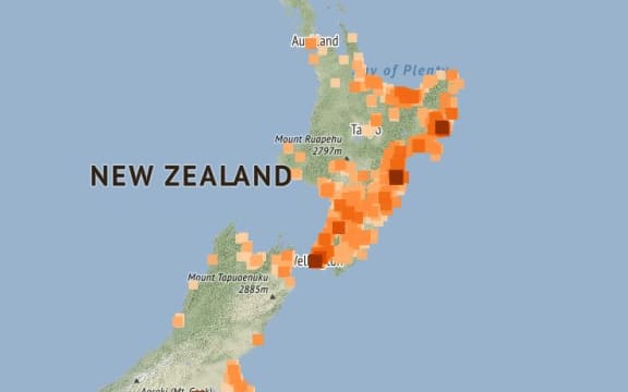 The quake has been felt by more than 8000 people.