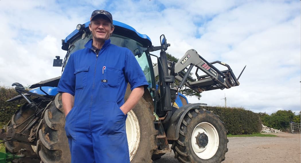Lepperton dairy farmer Mark Hooper said lockdown had come at a busy time.
