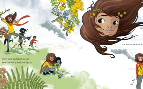 Illustration from Aroha's Way book