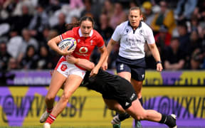 New Zealand Black Ferns v Wales, WXV1 women's rugby union international match at Forsyth Barr Stadium, Dunedin, New Zealand on Saturday 28 October 2023. Photo: World Rugby.
