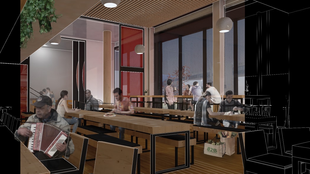 Concept of the cafe.