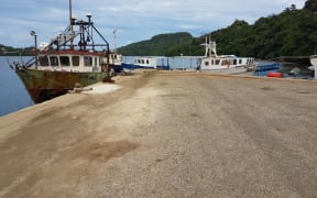 Fishing boats in Tonga