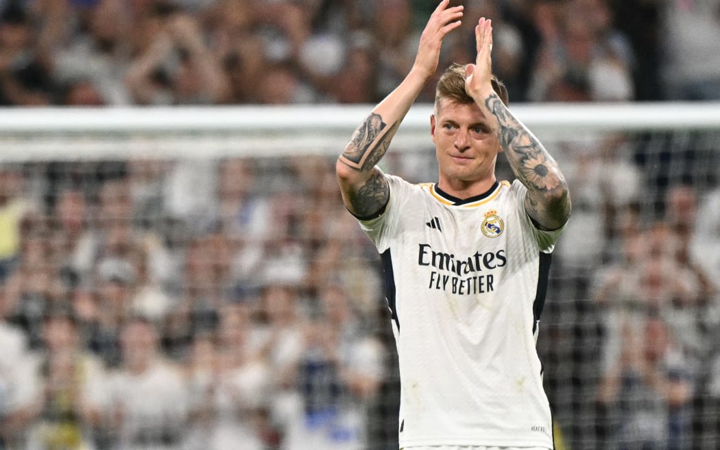 Real Madrid's German midfielder Toni Kroos.