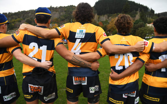 1st XV rugby match between Nelson College and Marlborough Boys. Nelson College, Nelson.