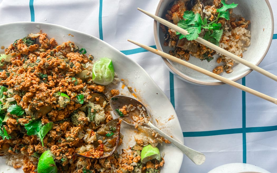 Easy Eats: Sam Parish's Eggplant Larb