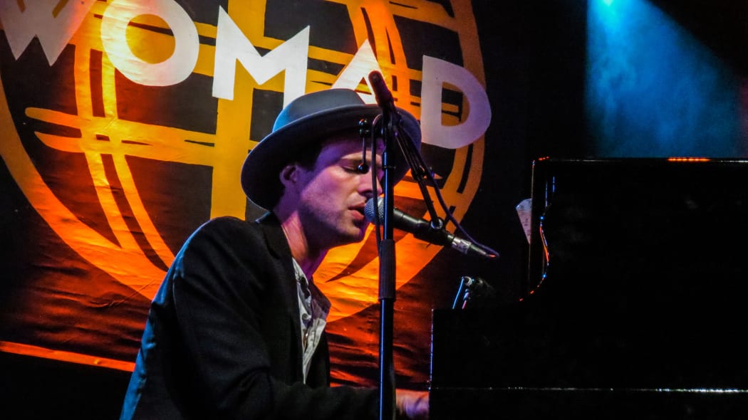 Veils frontman Finn Andrews performing his new solo material