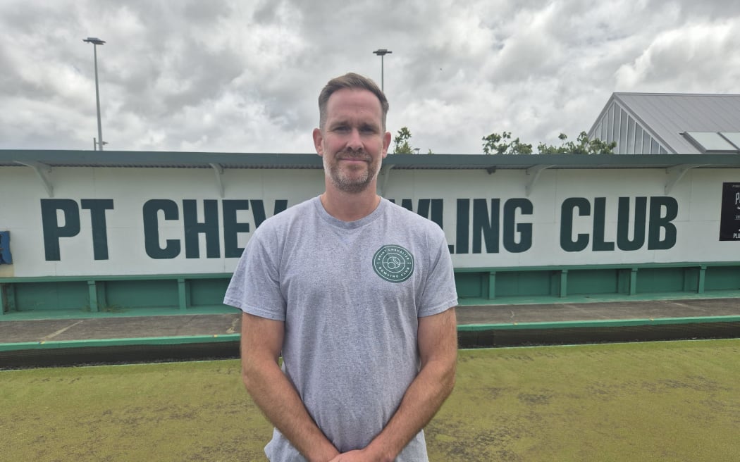 Point Chevalier Bowls Club president Simon Munro.