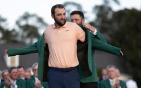 Scotty Scheffler after winning the 2024 US Masters.