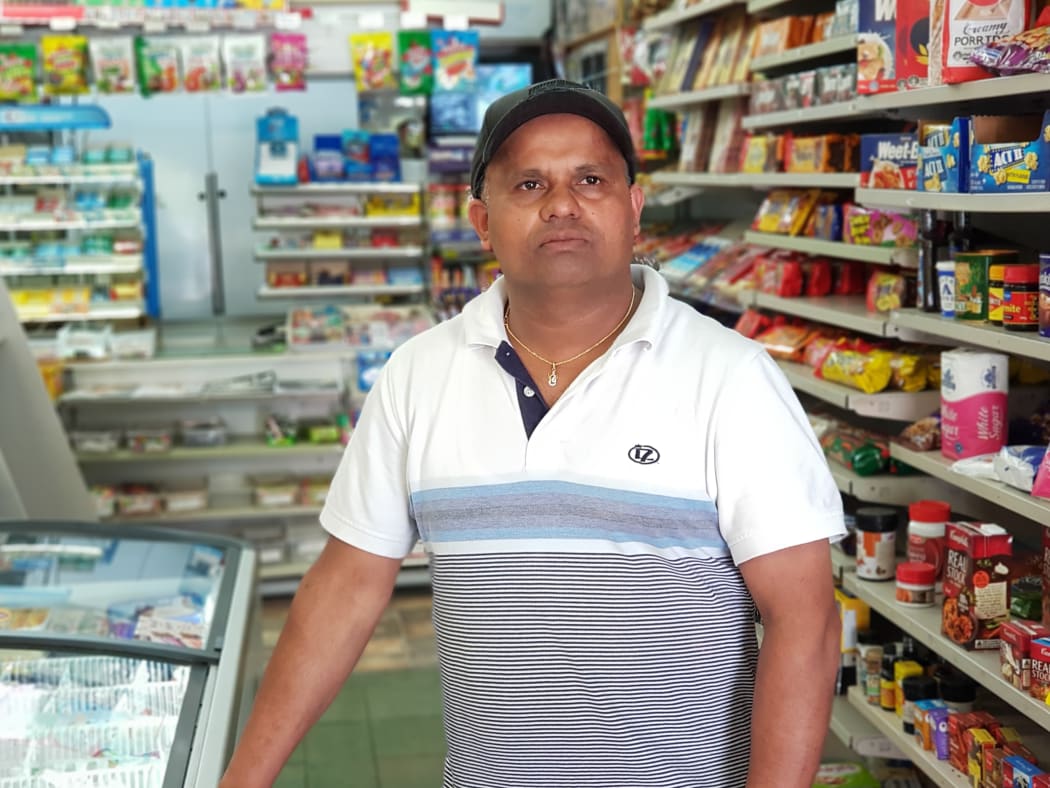 Dairy owner Anil Patel worries about the road closure's effects on his business.