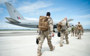New Zealand Defence Force personnel depart for a Mission Readiness Exercise in Australia.
