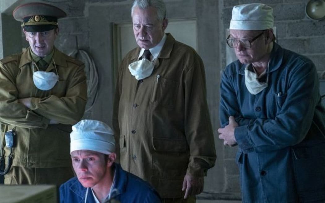 A typically harrowing scene from the HBO series Chernobyl.