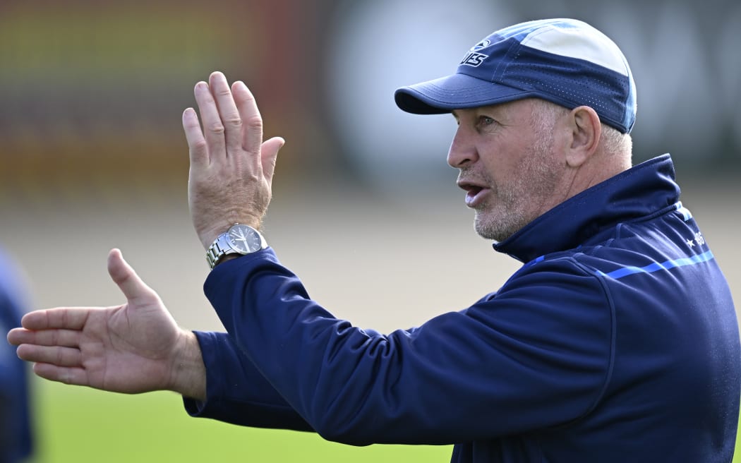 Assistant coach Jason O'Halloran during a Blues training session. Super Rugby Pacific, Alexandra Park, Auckland, New Zealand. Tuesday 18 June 2024. © Photo credit: Andrew Cornaga / www.photosport.nz