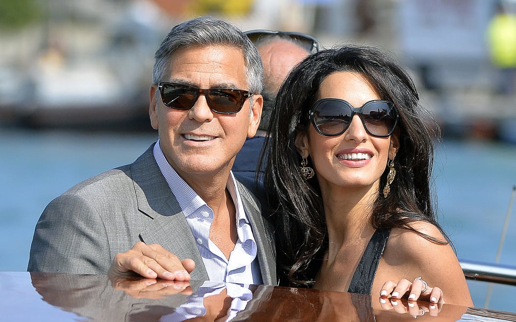 George Clooney and Amal Alamuddin.