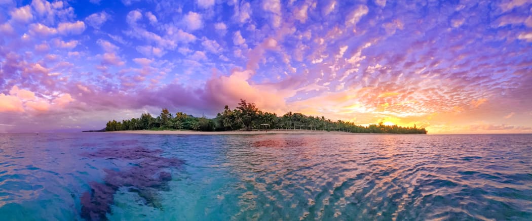 Locals only - island environments like this popular swimming spot on Rarotonga are becoming lush with life and colour thanks to the tourism shutdown.