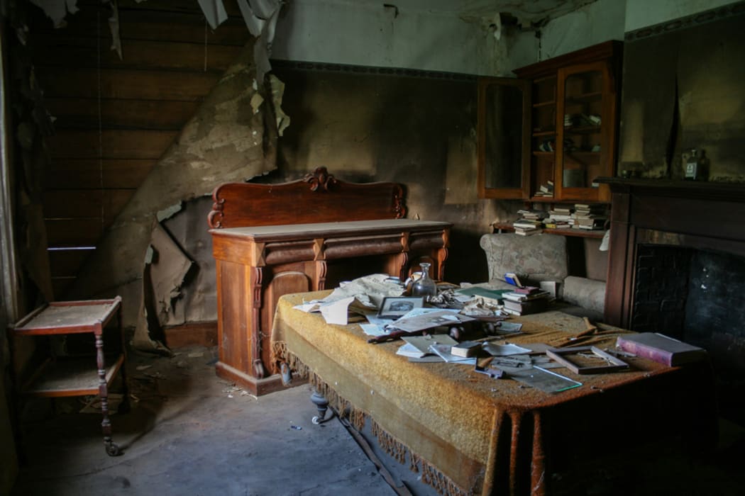An abandoned 1800's home near Bombay.