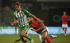 Francisco Geraldes in action for Portuguese club Rio Ave FC.