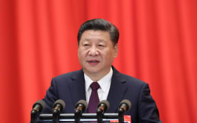 Xi Jinping delivers a report to the 19th National Congress of the Communist Party of China (CPC) on behalf of the 18th Central Committee of the CPC at the Great Hall of the People in Beijing, capital of China, Oct. 18, 2017.