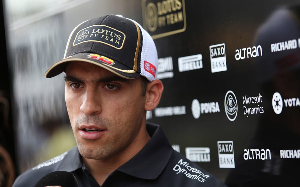 F1 driver Pastor Maldonado.