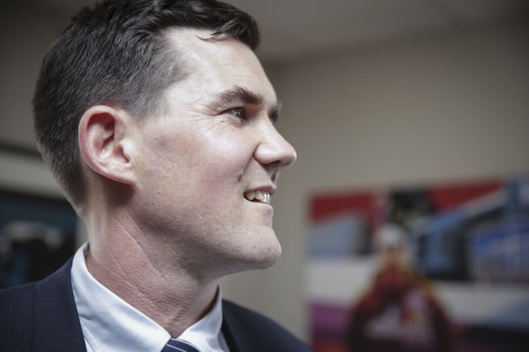 Wellington Mayor, Justin Lester in his office at Wellington City Council.
