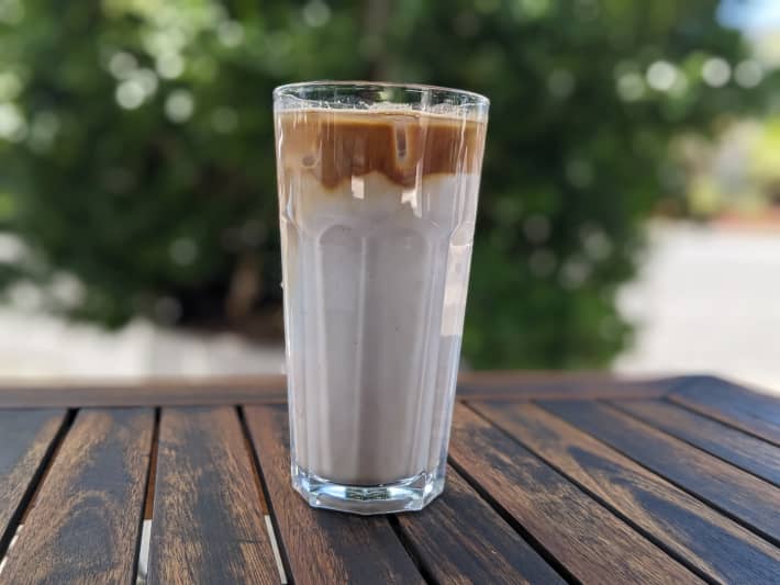 An iced coffee from Sabio Coffee in Whangārei.