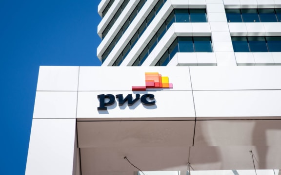 PWC building logo in Auckland Central City