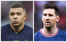 Kylian Mbappé and Lionel Messi