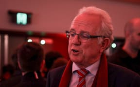 Greg O'Connor, candidate for Ōhāriu, at the Labour Part event in Lower Hutt.