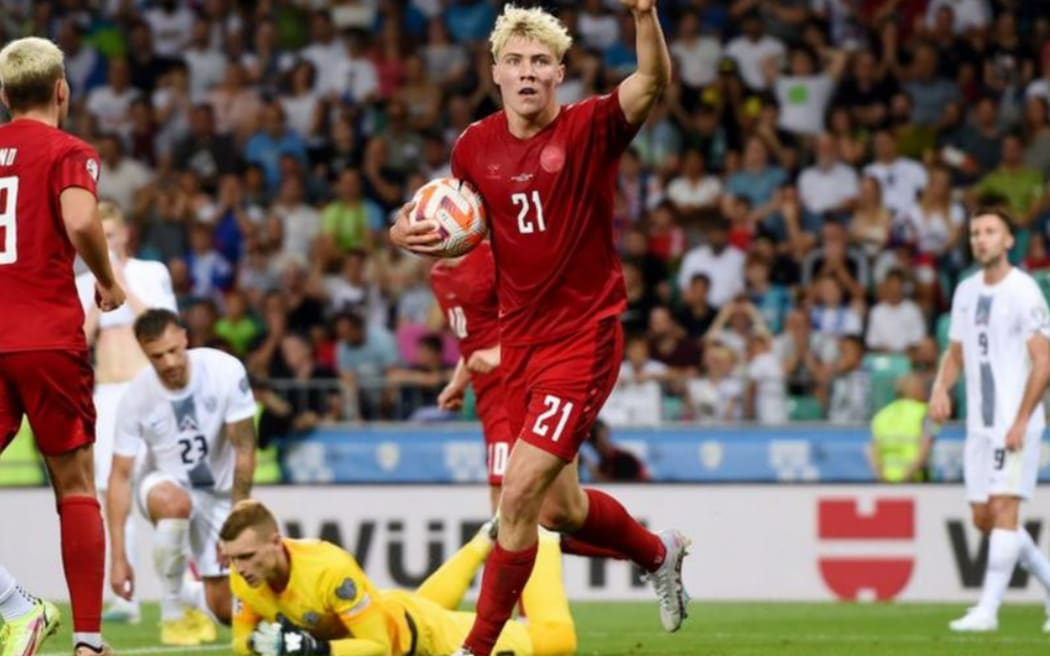 Hojlund joined Atalanta in August 2022 and scored 10 goals in 34 appearances last season.