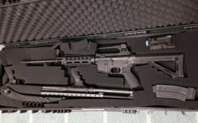 The seized weapons