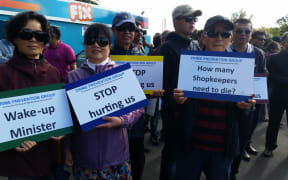 Small business owners in Auckland are calling for better police protection against what they say is rising violent crime.