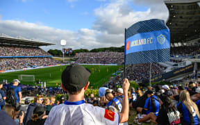 Auckland Fc v Wellington Phoenix, Go Media Mt Smart Stadium.