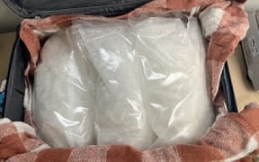 Customs seized 20kg of methamphetamine from a flight at Auckland Airport.