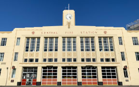 Wellington's Central Fire Station on Oriental Parade was the site of one of the suspicious fires.