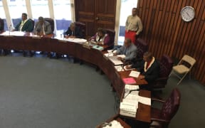 American Samoa's House of Representatives chamber during the vote on the bill to increase salaries.