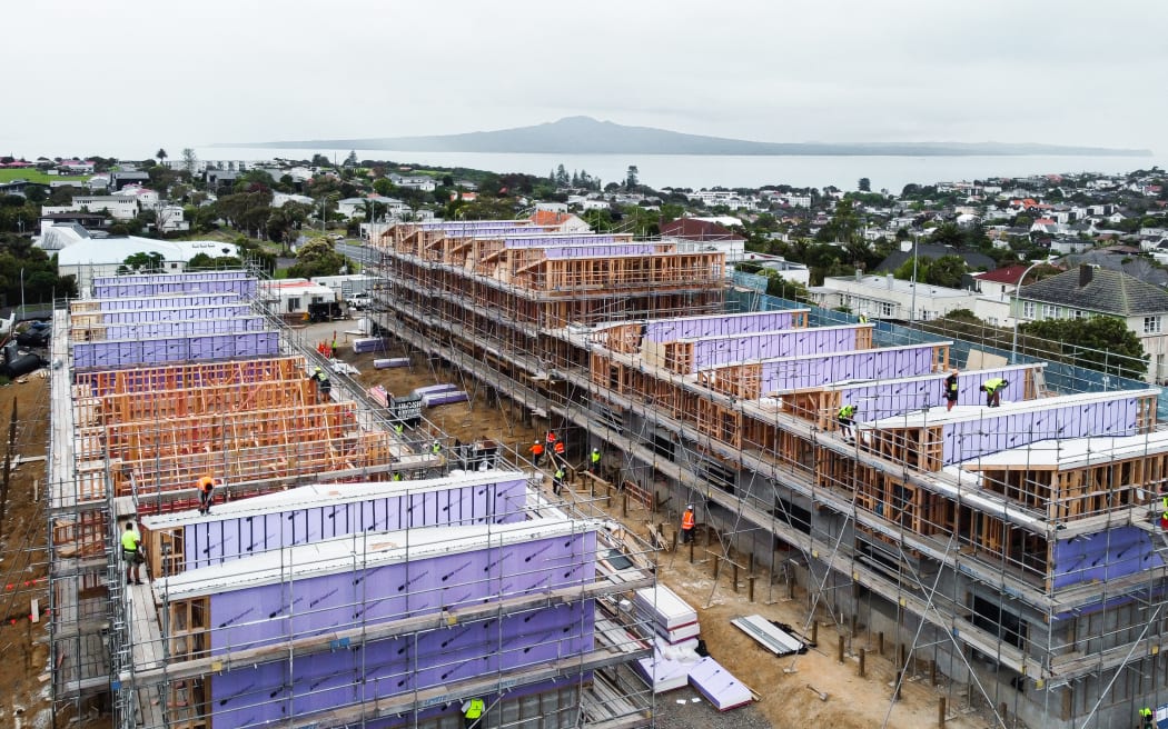 Construction at Hawaiki St, Ōrākei, on land owned by Ngāti Whātua Ōrākei