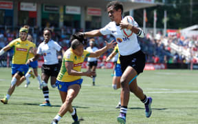 Miriama Naiobasali was among the tries at the Canada Sevens.