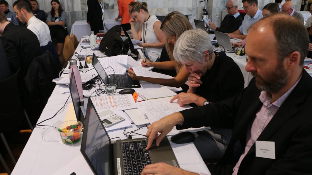 Inside the Budget 2019 lockup.
