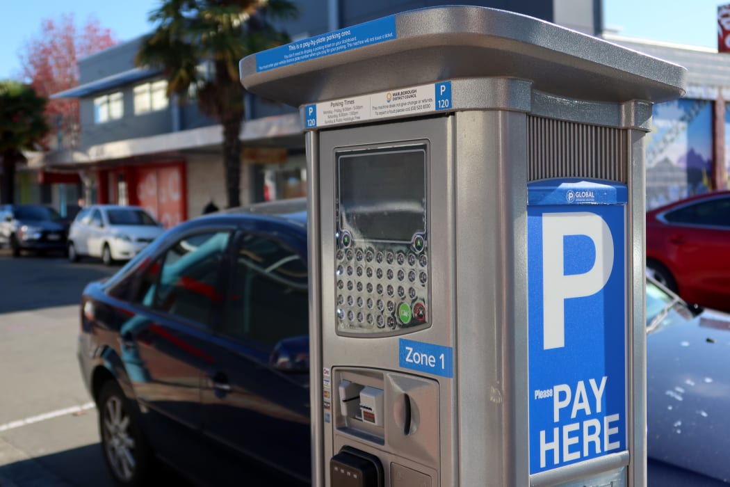 Pay-by-plate meters were rolled out in Marlborough in June last year.