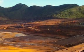 Nickel Prony Ressources mining site in New Caledonia.