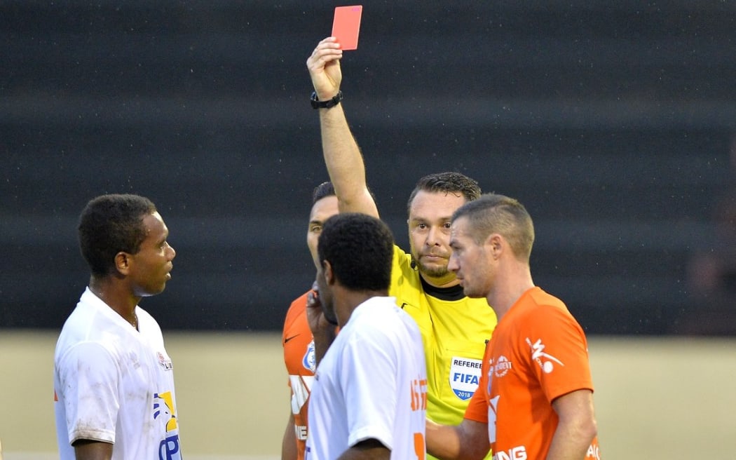 The dismissal of AS Lossi defender Warren Saiko proved decisive.