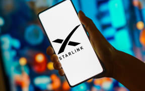 November 3, 2023, Brazil. In this photo illustration, the Starlink logo is displayed on a smartphone screen