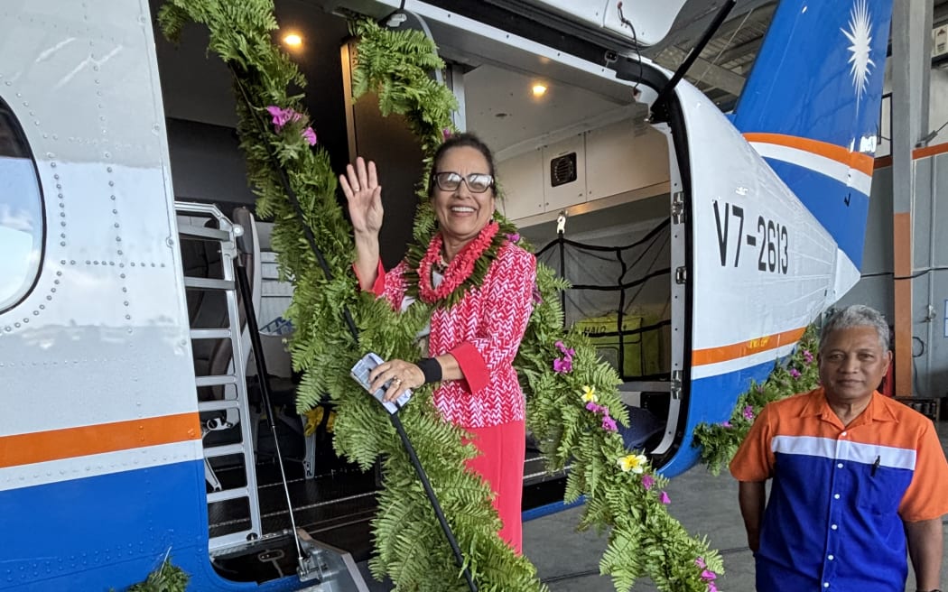 Marshall Islands welcomes first of 2 new US-made planes  www.rnz.co.nz