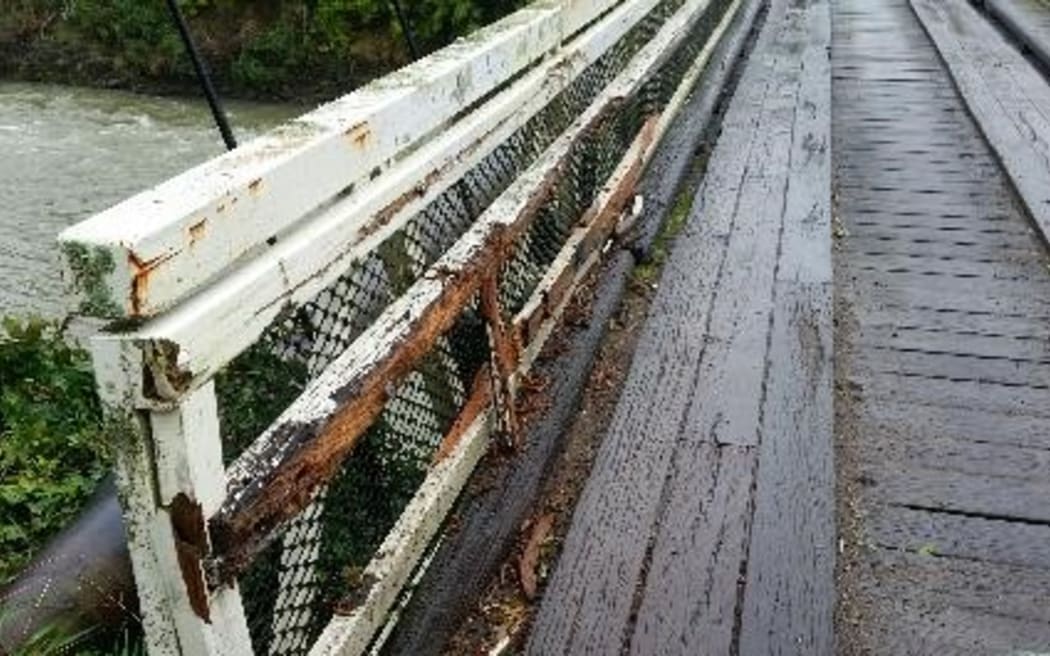 Damage like this to Bertrand Road Bridge and other bridges and tunnels across the district, is costing ratepayers thousands every year.
