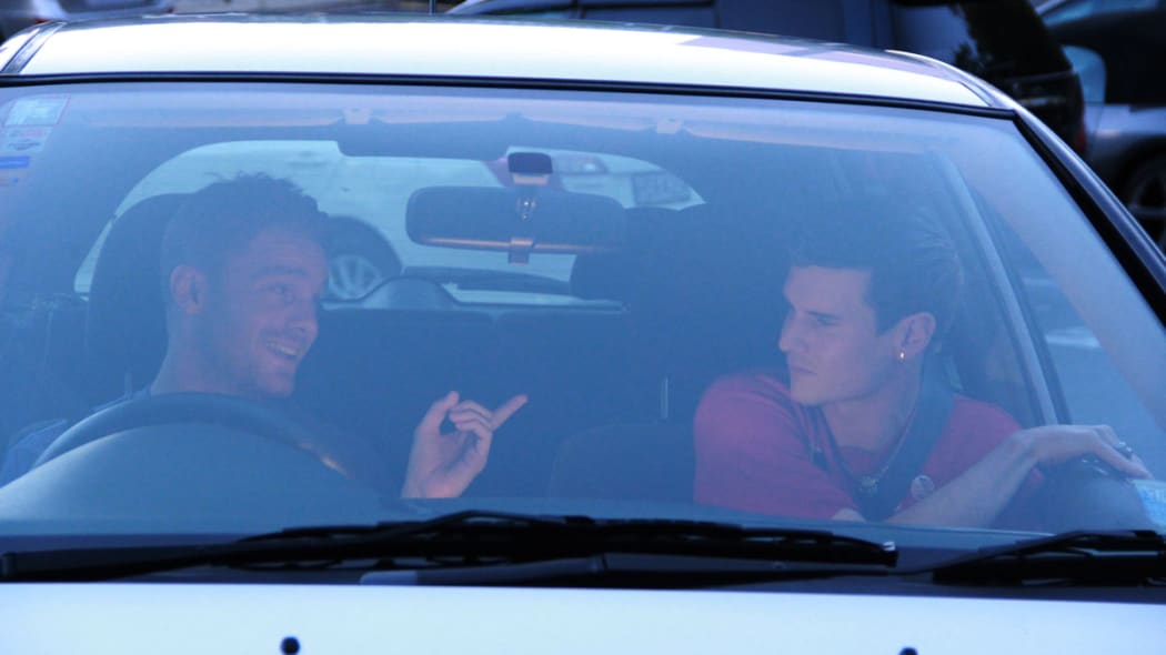Calum Gittins and Dan Veint in the bubble.