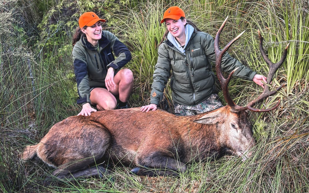 Sammi Holland and Alesha Tomasi have created an online group to connect women who hunt.